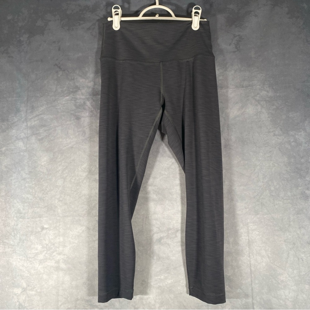 Lululemon Wunder Train High Rise Crop 23”‎ Graphite Gray Womens 8